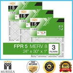 24 In. X 30 1 Standard Pleated Furnace Air Filter Fpr 5, Merv 8. Fixed Price $16.99.