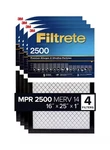 3M 2500 Series Filtrete 1" Filter, 16 X (pack Of 4). Fixed Price $48.77.