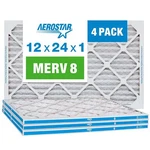 Aerostar 12X24X1 Merv 8 Pleated Air Filter, Furnace Pack (ac.... Fixed Price $42.07.