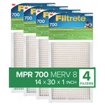 Filtrete Electrostatic Air Filter 700 Mpr 724-4PK-1E, 14 In X 30. Fixed Price $40.99.