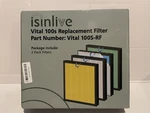 Isinlive Vital Replacement Part# 100S-RF 2PK Filters. Fixed Price $18.00.