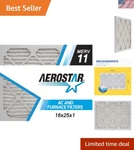 Electrostatic 16X25X1 Air Filter Merv 11 - Superior Dust And Allergen Protection. Fixed Price $44.99.