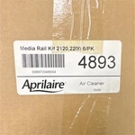 Aprilaire Media Rail Kit For 2120, 2200 Cleaner 6/PK Mpn 4893 Replacement. Fixed Price $35.00.