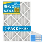 14X25X1 Pleated Air Filters, Replacement For Hvac Furnace (merv 8). Fixed Price $24.88.