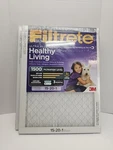 Filtrete 1500 15X20X1 Healthy Living Air Filter Furnace Lot Of. Fixed Price $27.95.