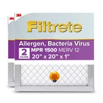 Filtrete 20X20X1 Merv 12 Smart Air Filter, Bluetooth Sensor, 2-PACK. Fixed Price $89.99.