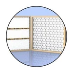 Glasfloss GDS08301 8" W X 1" 30" H Disposable Panel Filter Merv 1-5. Fixed Price $20.63.