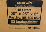 Aaf American Air Filter 198-800-052 Panel 20X25X" Lot Of. Fixed Price $45.60.