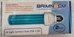 Baimnocm Light Sanitizer Bulbs 25W 110V Pack Tube Style Uvc. Fixed Price $28.50.