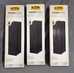3 Boxes Of 4 (12 Total) Fellowes Carbon Filters For Aeramax Air Purifiers. Fixed Price $45.00.