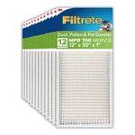 Filtrete 12 X 30 Air Filter, Hvac Filters, Mpr 700, Merv 8, Dust, Pollen. Fixed Price $67.49.