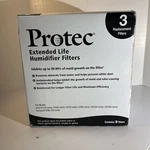 3 Pack Protec PWF2AM Humidifier Wick Drum Filter Replacements. Fixed Price $10.00.