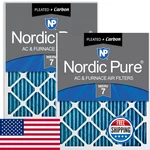 Nordic Pure 14X14X1 Actual Size 13 3/4 Pleated Air Filters Merv. Fixed Price $70.86.