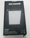 2-PACK Snowoow Hepa N98 Activated Carbon Cabin Air Filter For Tesla Model 3 & Y. Fixed Price $9.90.