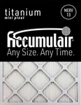 20X24X1 Accumulair Titanium Mini Pleat Allergen Reduction Filter Merv 13 3-PACK. Fixed Price $30.50.
