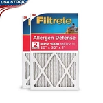 Mpr 1000 Air Filter 3M 2-PACK Merv 11 Hvac Efficiency Dust Allergy Reduction New. Fixed Price $32.21.