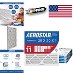 Pleated Filter 20X20X1 Merv 11 Six Pack For Enhanced Airflow And Filtration. Fixed Price $92.14.