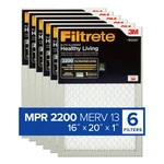 Filtrete 16X20X1 Merv 13 Furnace Air Filter, 6-PACK, Allergen Bacteria Virus. Fixed Price $179.99.