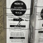Pk EXPXXFIL0020 20X25 MERV-13 Filter Replacements For Bryant Carrier Ez-flex. Fixed Price $79.99.