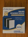 Cabiclean Filter 8+2 True Hepa Replacement Set - C545 Compatible. Fixed Price $26.95.