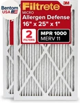 Filtrete 16X25X1 Air Filter Merv 11, Mpr 1000 Micro Allergen Defense 2-PACK,. Fixed Price $38.00.
