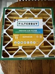 Filterbuy 20X20X4 Pleated Air Filters, Replacement For Hvac Furnace (merv 11). Fixed Price $30.00.