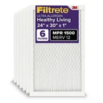 Filtrete 24X30X1 Furnace Air Filter, Merv 12, Mpr 1500, Certified Asthma &.... Fixed Price $136.43.