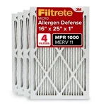 Filtrete 16X25X1 Furnace Air Filter, Merv 11, Mpr 1000, Micro Allergen Def.... Fixed Price $60.91.