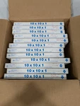(12) Aerostar Air Filter: Wire-backed Pleated, Merv 8, 10"X10"X1" 10404. Fixed Price $45.05.