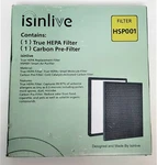 True Hepa Replacement Filters For HSP001 Smart Isinlive Set. Fixed Price $33.00.