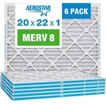 Aerostar 20X22X1 Merv 8 Furnace Air Filter, 6 Pack. Fixed Price $47.24.