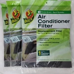 Duck Brand A/c Replacement Filters Lot 3 Washable Foam Cut To Size 24 X 15 1/4. Fixed Price $21.00.