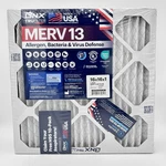 Bnx Trufilter 16X16X1 Merv 13 Air 4 Pack Allergen Bacteria Defense Usa. Fixed Price $38.99.