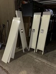 Hallowell Superior Metal Locker Panels And Parts Industrial Warehouse Storage. Fixed Price $275.00.