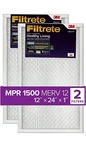 Filtrete 12X24X1 Furnace Air Filter Mpr 1500 Healthy Living Ultra Allergen.... Fixed Price $48.99.