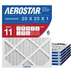 High-efficiency 20X25X1 Merv 11 Air Filters 6 Pack For Allergies Relief. Fixed Price $88.33.