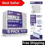 Sustainable 18X18X1 Merv Air Filters 6-PACK Superior Filtration Performance. Fixed Price $64.79.