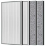 Fcfmy 4 Packs HE601 HE602 H13 True Hepa Replacement Filter Compatible Shark Air. Fixed Price $166.69.