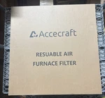 Accecraft 20X20X1 Electrostatic Air Filter, Washable Reusable Aluminum Ac/hv.... Fixed Price $30.00.