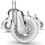 Office Chair Caster Wheels Replacement Set 5 Hardwood Floor No. Fixed Price $49.70.