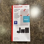 Honeywell Genuine Hepa Air Purifier Filter G, 2-PACK, 1 Count (pack Of 2). Fixed Price $24.99.