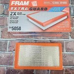 4X Fram Extraguard CA5058 Air Filters Fits 1986-91 Ford Aerostar Windstar Bronco. Fixed Price $55.22.
