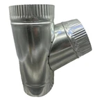 Gaf Master Flow X Wye Joint 30 Gauge Galvanized Steel. Fixed Price $10.30.