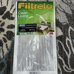 3M Filtrete 14 In. X 25 H 6 Merv Pleated Air Filter Single New. Fixed Price $30.00.