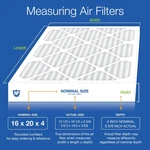 New Nordic Pure 16X20X4 (3 5/8) Pleated Merv 13 +carbon Air Filters Pack. Fixed Price $26.00.