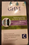 Ghm Filter Replacement Iaf 100C Idylis Air Purifiers Model Iap 280. Fixed Price $14.88.