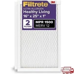 Merv 12 Pleated Furnace Air Filter 3-MONTH 2-PACK Allergy Friendly Technology. Fixed Price $38.37.