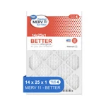 Great Value; 14X25X1; Merv 11 Better Hvac Air And Furnance Filter; Filters. Fixed Price $39.59.