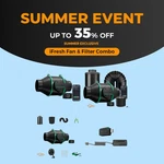 Mars Hydro Inline Fan 4" 6" Ventilation Duct Kit/carbon Filter For Grow Tent. Fixed Price $55.99.
