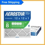 4-PACK 12X12X1 Merv 8 Air Filters Exceptional Filtration For Cleaner. Fixed Price $74.99.